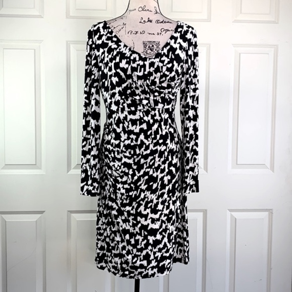 Lauren Ralph Lauren Long Sleeves Ruched Dress